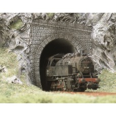Busch 7026 2 E-Lok Portails déraille pour tunnel h0 Tunnel Portail NEUF 