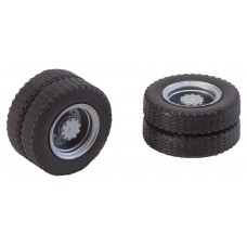 Faller 163101 Twin Tires/Truck Rims 2/
