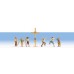 Noch 15874 - Mountain Hikers w/Cross