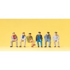 Preiser 14084 - Seated Workers 6/