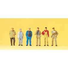 Preiser 14087 - Walking Workers 6/