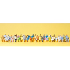 Preiser 14416 - Seated People Assort 48/