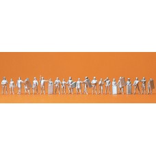 Preiser 16350 - Assorted Police Unpnt 21/