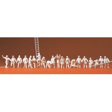 Preiser 16351 - Firemen Unpainted 20/