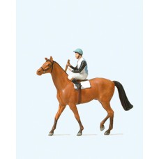 Preiser 29080 - Jockey On Horse