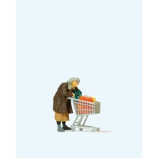 Preiser 29095 - Homeless Woman w/Cart
