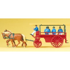 Preiser 30427 - OT fire dept wagon asb