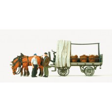 Preiser 30449 - Farm Wagon w/Load