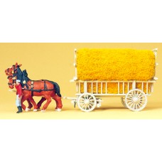 Preiser 30477 - Hay wagon loaded large