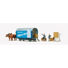 Preiser 30494 - Furniture Wagon w/ Figs