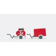Preiser 35010 - Ziegler 2B/2C w/hose trlr
