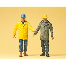 Preiser 45088 - Mdrn workmen walking   2/