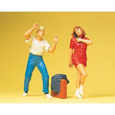 Preiser 45129 - Persons At The Phonebooth