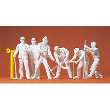 Preiser 45182 - Track Workers Unpntd 6/