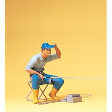 Preiser 45503 - Fisherman w/Accessories