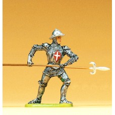 Preiser 52003 - Knight atckng w/pike 1:25