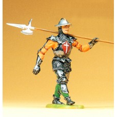 Preiser 52006 - Knght mrchng w/hlbrd 1:25