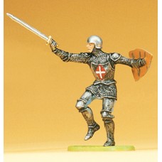 Preiser 52007 - Knight atckng w/swrd 1:25