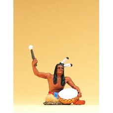 Preiser 54619 - Indian beating drum