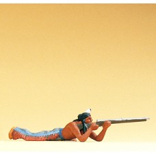 Preiser 54624 - Ind war lying-shooting