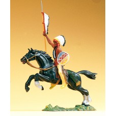 Preiser 54659 - Indian chief on horse-blk