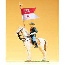 Preiser 54754 - Soldier on horseback/flg