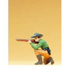 Preiser 54801 - Cowboy kneeling-shooting