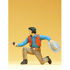 Preiser 54803 - Cowboy kneeling-shooting