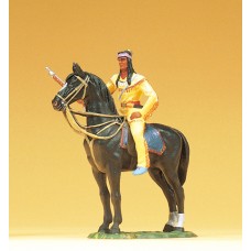 Preiser 54964 - Indian on blk horse
