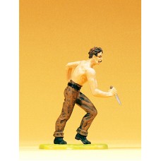 Preiser 54965 - Wild west fighter w/knife