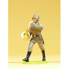 Preiser 56085 - Mscn mrchng w/bugle 1:25