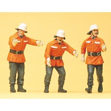 Preiser 57563 - FRG firemen in act 1:24