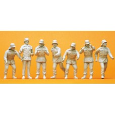Preiser 57806 - German Firemen Unptd 7/