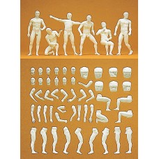 Preiser 58000 - Fig Adam unptd 1:24 kit