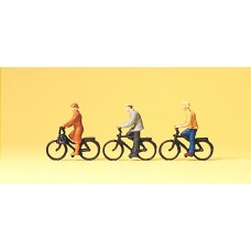 Preiser 74011 - People rdng bkes 1:100 3/