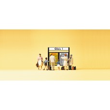 Preiser 79145 - Psngrs Chckng Schdl 7/