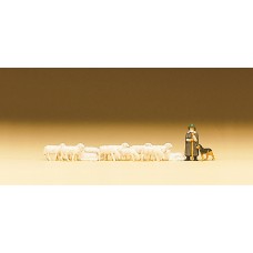 Preiser 79160 - Shepherds & flock w/dog