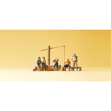 Preiser 79161 - People Rstng By Fntn 6/