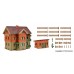 Vollmer 43529 - Gatekeeper house Esslingen with chickenhouse and garden fence Vollmer 43529 - Gatekeeper house Esslingen with chickenhouse and garden fence
